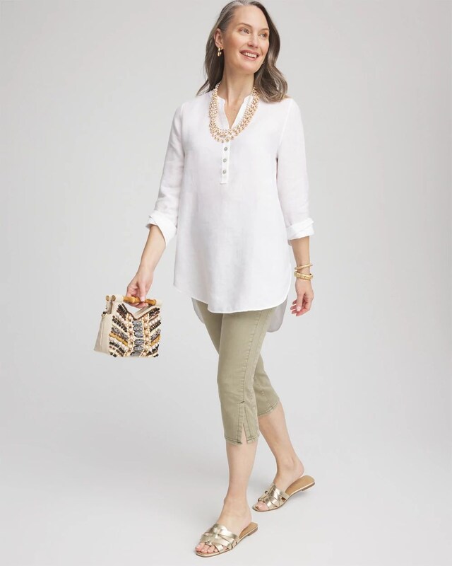 19 Pull-on Capri Jeans - image 2